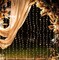 Battery Powered Curtain Lights – 96 LED 6-Strand Soft White String Lights